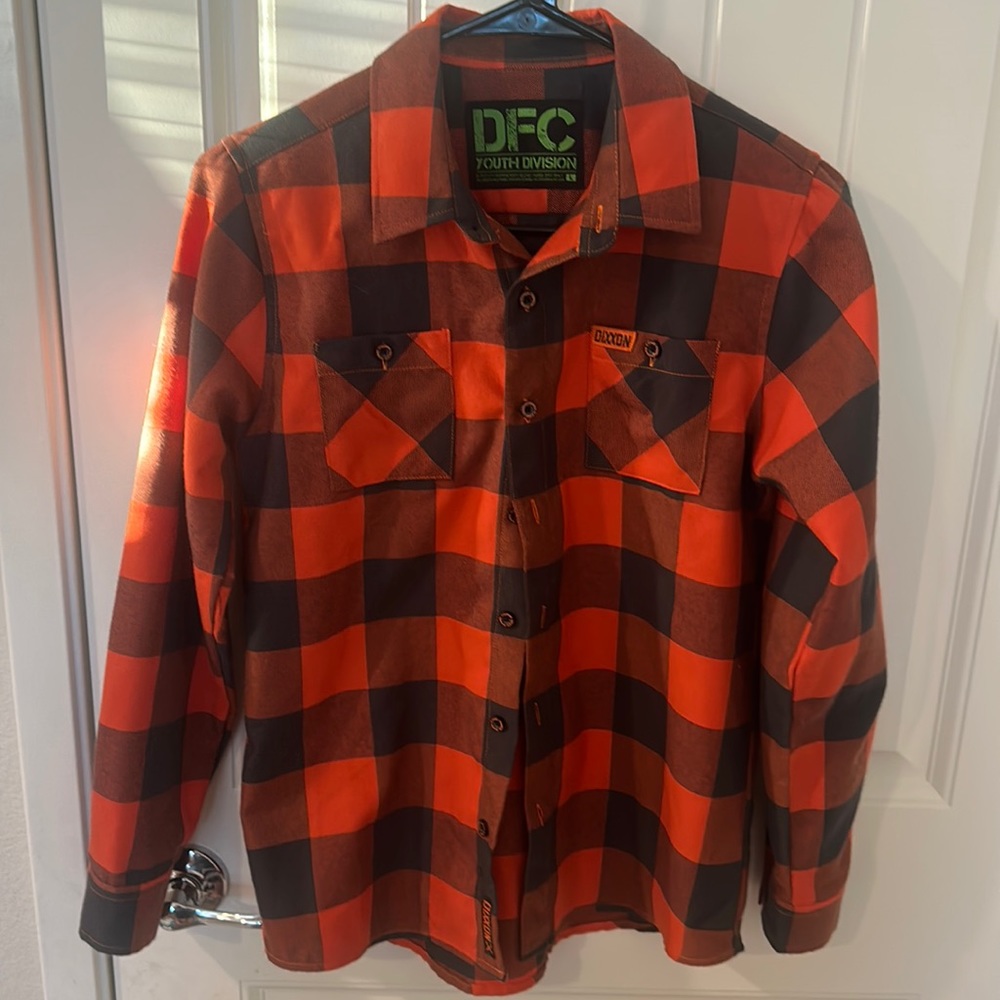 Boys DIXXON FLANNEL SIZE LARGE EXCELLENT CONDITION